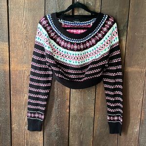 Mini patterned sweater